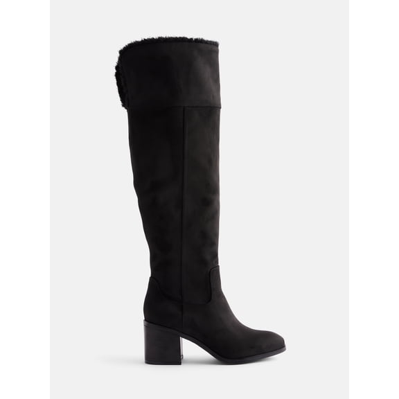 Scenario Women's Over the Knee Fur Boots