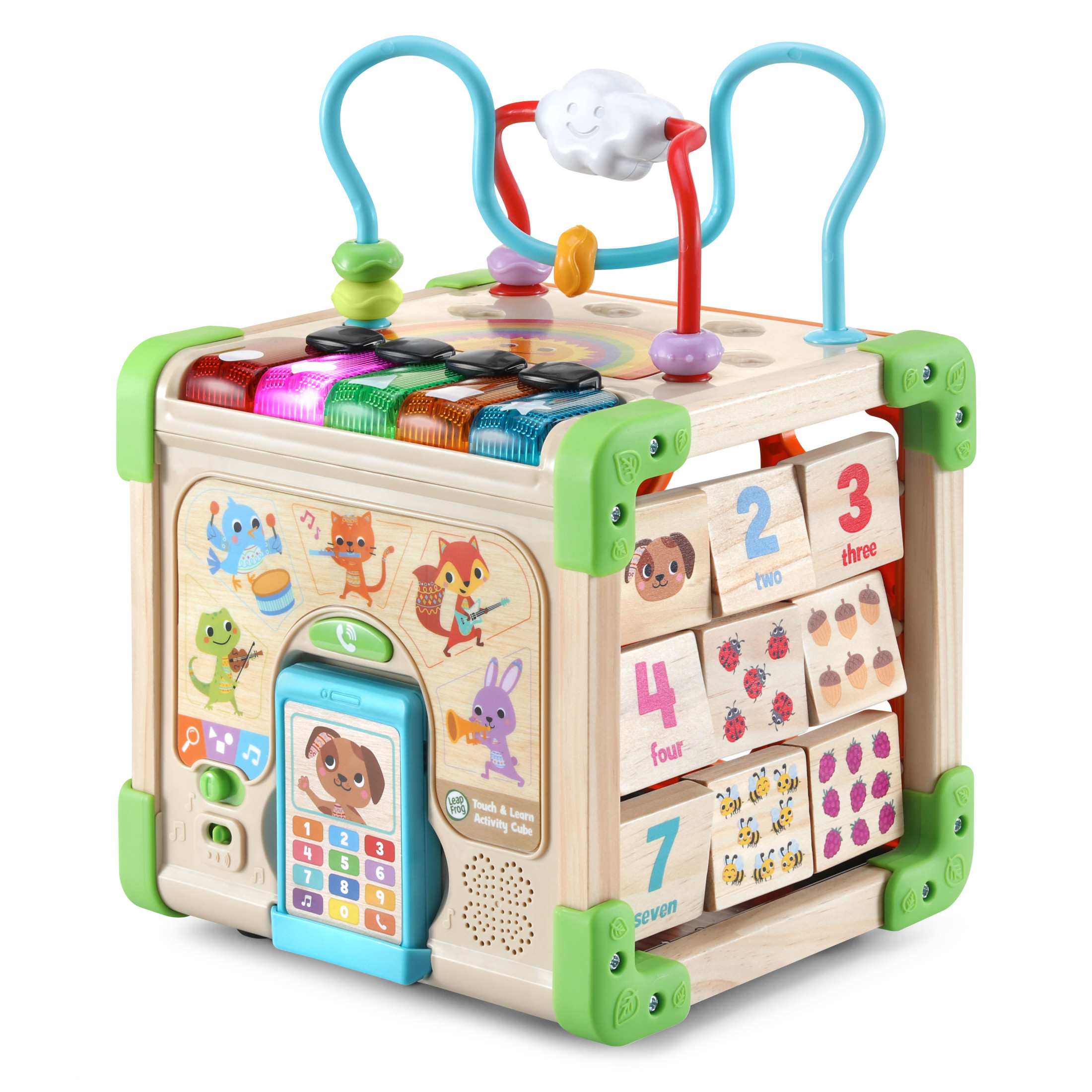 LeapFrog Touch & Learn Wooden Activity Cube photo 2