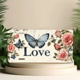 thumbnail image 4 of 1 Pcs 2D Flat License Plate Covers & Frames, Love Pattern For Decorative Front, Waterproof For Decoration Aluminum License Plate Covers & Frames Cover For Men Women, 12" X 6", 4 of 6