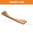 thumbnail image 3 of Shisuyan Zinc Alloy Drawer Pulls Arch Shape Door Handle 2Pcs 4.5X0.9In, 3 of 8