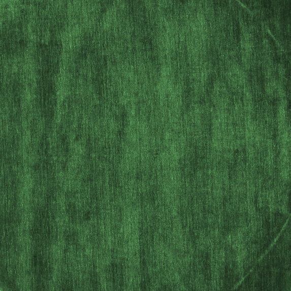 Ahgly Company Indoor Square Abstract Emerald Green Contemporary Area Rugs, 4' Square