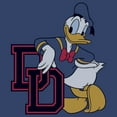 thumbnail image 2 of Boy's Mickey & Friends Donald Duck Athletic Club  Pull Over Hoodie Navy Blue Heather X Large, 2 of 4