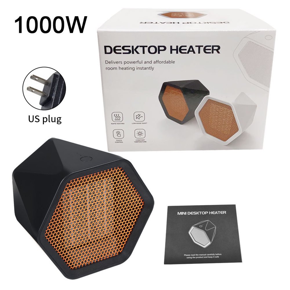 Best Choice Personal Space Heater,1000W Small Space Mini Ceramic Desk