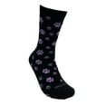 thumbnail image 2 of Purple Paw Print Dog Lover Socks from the Sock Panda (Adult Medium - Women's Shoe Sizes 5-10), 2 of 7