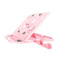thumbnail image 1 of Soporte ajustable para computadora portátil Soporte portátil de plástico antideslizante Soporte de enfriamiento para computadora portátil con soporte para teléfono, rosa Inevent EL4640-02B, 1 of 7