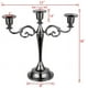 thumbnail image 2 of Candelabro de metal de 3 brazos Bienvenido, candelabro plateado elegante europeo, candelabro para mesa de comedor de boda, fiesta de Navidad, decoración del hogar, 2 of 6