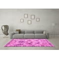 thumbnail image 3 of Ahgly Company Indoor Rectangle Abstract Pink Modern Area Rugs, 2' x 3', 3 of 4