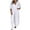 White, variant on KIHOUT Women's Spring And Summer V-neck Loose Lapel Long Sleeved Shirt Wide Leg Pants Color Set