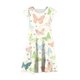thumbnail image 5 of Odeerbi 6-15 Años Niñas Vestido de Pascua de Línea A Manga de Ruffle Conejo Estampado Floral Vestido En Capas Vestido de Fiesta de Vacaciones de Verano, 5 of 5