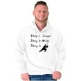 thumbnail image 3 of Crawl Walk Ninja Stealth Karate Men's Big & Tall Graphic Hoodie Brisco Brands 5X, 3 of 5