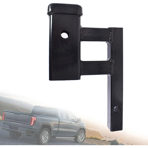 munirater Tow Adapter Trailer Hitch Receiver Rise-Drop Extender Extension 1-1/4 Inch to 2 Inch