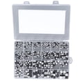 thumbnail image 2 of 400 piezas 24 valores condensador electrolítico negro SMD condensadores electrolíticos de aluminio Kit surtido 1uF a 1000uF, 2 of 9
