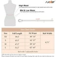 thumbnail image 6 of 2 Pack Women Skinny Belt Thin Waist Belt with Fashion Gold Buckle for Pants Jeans Dresses, 6 of 9