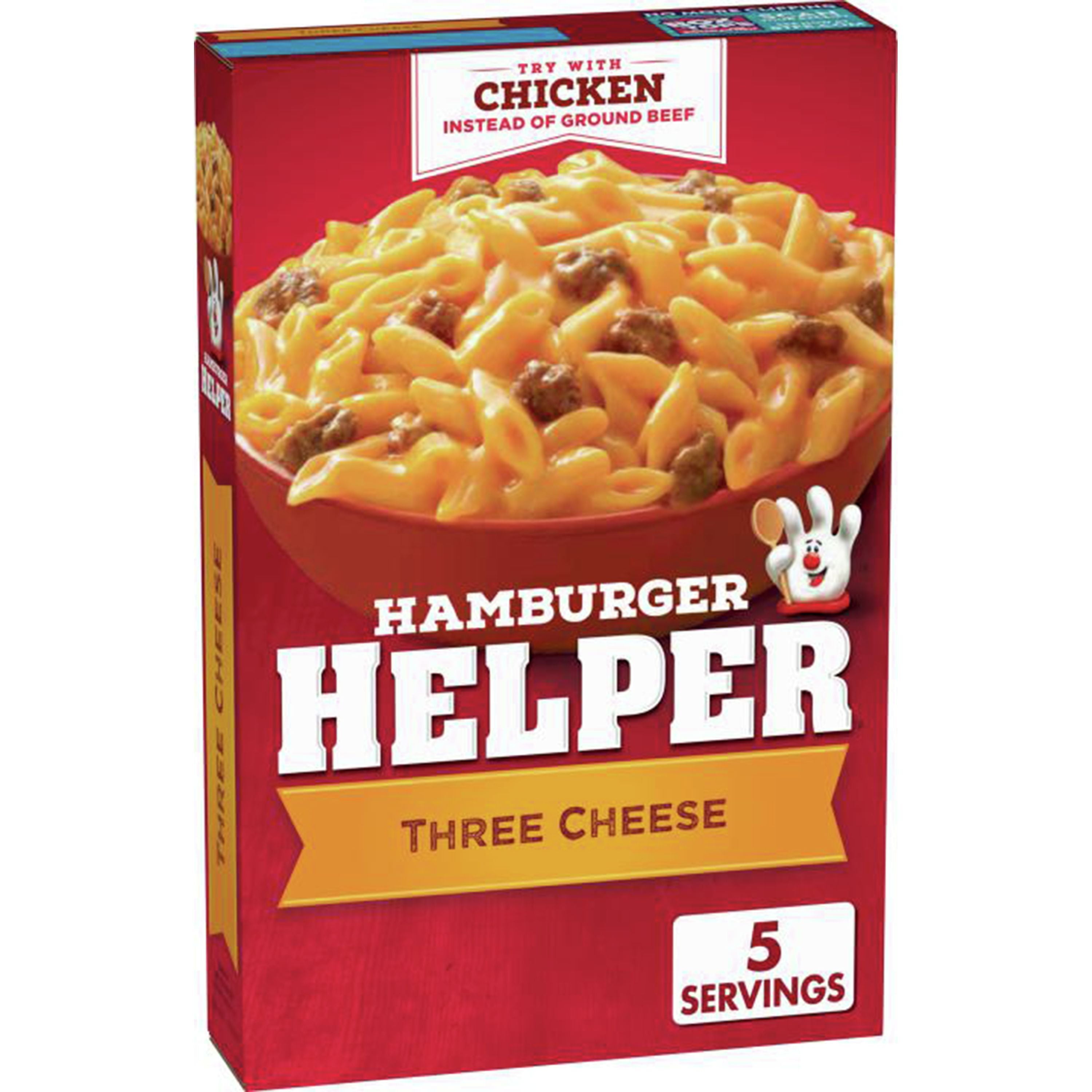 Hamburger Helper, Three Cheese, 6 oz box