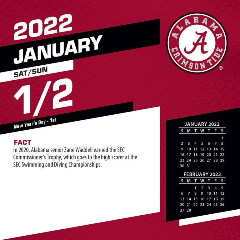 University Of Alabama Calendar