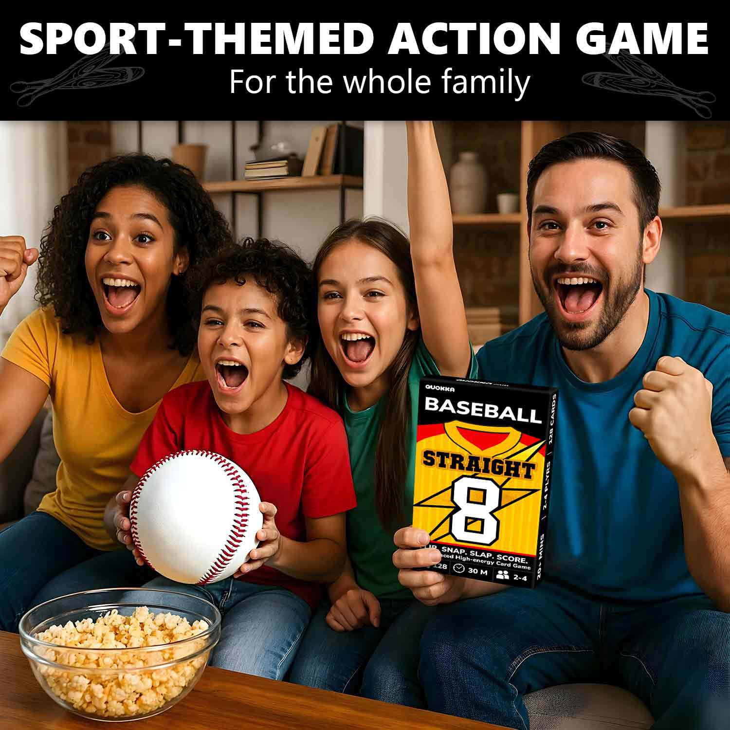 QUOKKA Basketball-Kartenspiel – Schnelles Familienspiel Für 2–8 Spieler Ab 8 Jahren