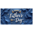 thumbnail image 5 of Decorative Design Happy Father's Day Banner Polyester Material Celebration Banner Blue Theme for Father's Day Holiday Indoor Decoration, 5 of 7