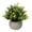 A, variant on Dusknt Artificial Potted Plants, Tabletop Decor, Home Decorations, Realistic Small Artificial Potted Fers Green Plants with Hemispherical Pulp Bonsai Pot, Yel