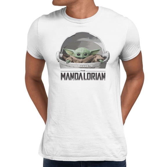 Star Wars The Mandalorian Men's Grogu Pod T-Shirt (Bright White, S-XXXL)