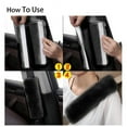 thumbnail image 6 of Car Seat Belt Pads Cover, Soft Seatbelt Shoulder Pad Neck Cushion Protector for Comfortable Driving, Shoulder Strap Covers for All Cars and Backpack, Black, 6 of 9