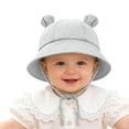 thumbnail image 6 of Kids Sun Hat for Boys Girls Wide Brim Bucket Hat UPF 50+ Sun Protection Hat Breathable Summer Beach Hat 6-12 Months 12-24 Months 2t 3t 4t 5t 6t 7t 8t 9t Children 3-12 Months, 6 of 7