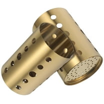 Amosfun Tableware Holder Kitchen Utensil Holder Golden Stainless Steel 2Pcs