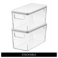 thumbnail image 3 of iDesign Pantry Bin with Lid - Plastic Storage Bin with Handles for Fridge or Kitchen Cabinets, 3 of 8