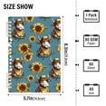 thumbnail image 4 of joogoo Spiral Journal Notebook Cow with Hat Sunflowers College Ruled Notebooks 8.3" x 5.7" 2 PCs, 4 of 8