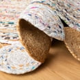 thumbnail image 5 of SAFAVIEH Cape Cod Kyle Geometric Area Rug, Beige/Multi, 3' x 3' Round, 5 of 7