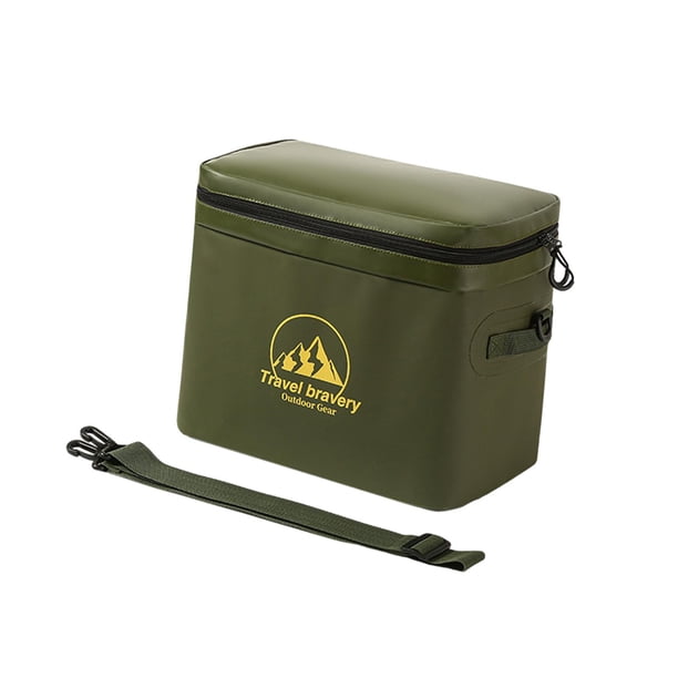 Bolsa térmica portátil Bolsa aislada Portador de alimentos Vajilla Bolso 20L Bolsa de utensilios de cocina suave Contenedor Bolsa de almuerzo Verde perfecl Bolsas hieleras