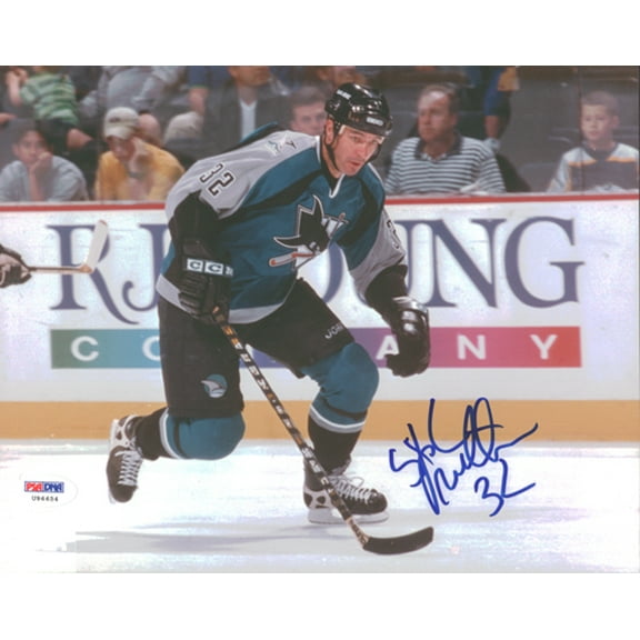 Stephane Matteau Autographed 8x10 Photo San Jose Sharks PSA/DNA #U96654