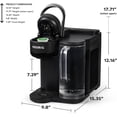 thumbnail image 5 of Restored Keurig KBCK87BK K-Brew+Chill Single-Serve Coffee Maker, MultiStream and QuickChill Technology, 70oz. Removable Reservoir, Black (Refurbished), 5 of 7