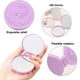 thumbnail image 3 of Espejo cosmético grabado circular plegable de plástico portátil, 3 of 5