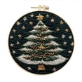 thumbnail image 1 of Christmas Embroidery Craft Kit for Adults Beginners with Design Pattern Threads and Needles Complete DIY Set, 1 of 6
