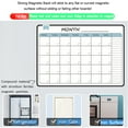 thumbnail image 4 of A3 Size Magnetic Monthly Weekly Planner Dry Erase Whiteboard Calendar Table Blackboard Fridge Sticker Message Board Menu, 4 of 10