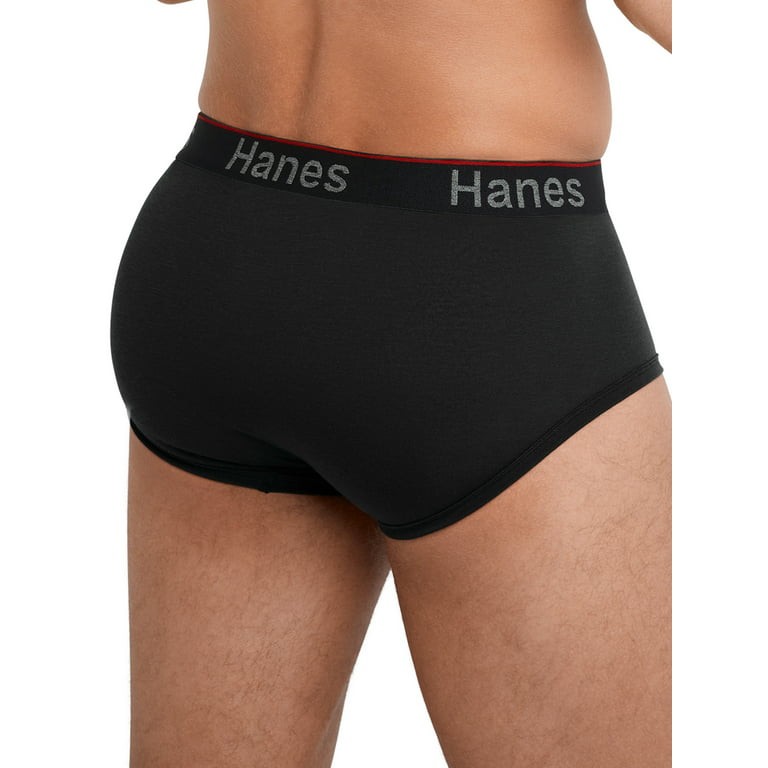 7764AT - Hanes Classics Men's Briefs with Comfort Flex® Waistband  Black/Grey 3 Pack