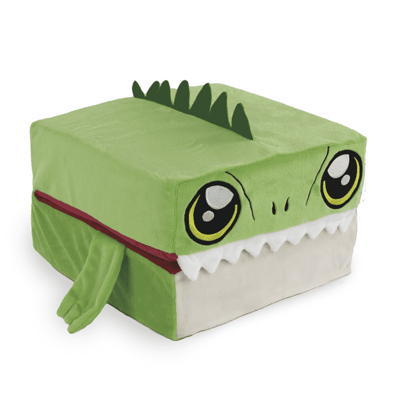 Pillow Cube Kid Cubes T-Rex Toddler Pillow, 2-in-1 Fun Toy & Plush Pillow for Kids Ages 3+