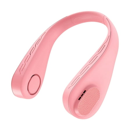 

USB Fan Hand Free Personal Lazy Neckband Fan Wearable Rechargeable Necklace Mini Portable Sport Fan 3 Speeds Cooler Fan
