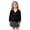 Black, variant on Gubotare Kids Sweaters Girls Girls Cropped Cardigan Sweaters Long Sleeve Cable Knit Button Front Sweater Size 7-8 (White,7-8 Years)
