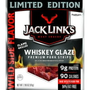 Jack Link's Pork Jerky, Flame Grilled Whiskey Glaze, 2.85oz