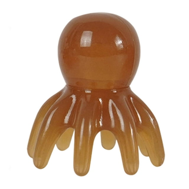 Peine de masaje para el cabello, cepillo de masaje, encantador, ligero, regalo para amigos, agarre cómodo. Marrón