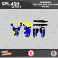 thumbnail image 4 of Kalair GFX Graphics Kit for Husqvarna TC125, TC250, FC350 and FC450 (2016-2018) Splash Series, 4 of 5