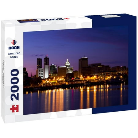 Noah Jigsaw Puzzle Peoria riverfront in central Illinois 2000 pieces