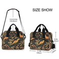 thumbnail image 3 of Lunch Bag Portable Crossbody Meal Bag Cooler Bag Insulated Lunch Bag Food Bag Handheld & Crossbody Design Red Dinosaur Cartoon, 3 of 6