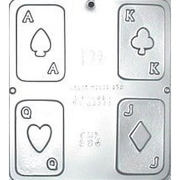 584 Playing Cards Chocolate Candy Mold