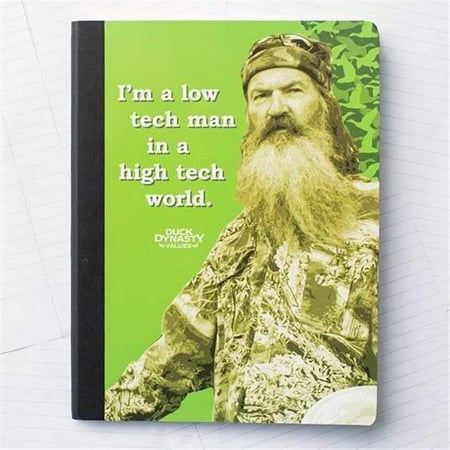 Dayspring Cards 120650 Notebook-Composition-Duck Dynasty-High Tech Man, 7.5 x 9.75