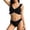 /c71Black296, variant on Womens Bikini Sets 2 Piece Bathing Suit Ruffles Top With Swim Trunk Cheeky Swimwear Solid Color Elegant Spaghetti Strap V-Neck Summer Pool Sweet Party Swim Wear,Blue,M
