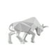 thumbnail image 2 of Inteprter Exquisita decoración Toros Escultura hecha de resina Amplia aplicación Toro Estatua Ornamento Estatua Toro Decoración del hogar blanco, 2 of 6