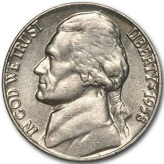 1958 Jefferson Nickel BU