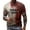 2XL, variant on Halloween T-Shirt Men Casual Crew Neck Blouse Blood Splash Pattern Shirt Horror Short Sleeve Top for Parties Cosplay And Movie Nights